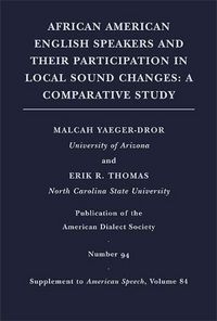 Produktbild: African American English Speakers and Their Participation in Local Sound Changes