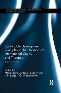 Produktbild: Sustainable Development Principles in the Decisions of Inte