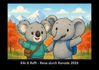Produktbild: Kiki & Raffi - Reise durch Kanada 2026 Fotokalender DIN A3
