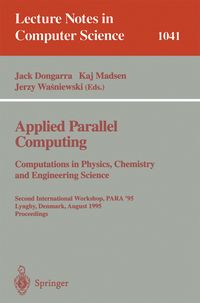 Produktbild: Applied Parallel Computing. Computations in Physics, Chemistry and Engineering Science