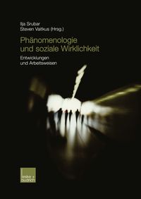 Produktbild: Ph&auml;nomenologie und soziale Wirklichkeit