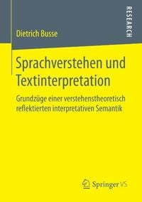 Produktbild: Sprachverstehen und Textinterpretation