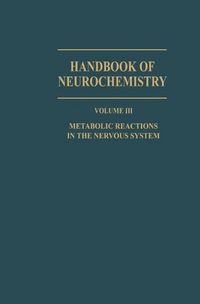 Produktbild: Metabolic Reactions in the Nervous System