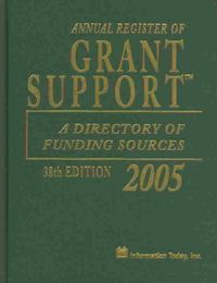 Produktbild: Annual Register of Grant Support 2005