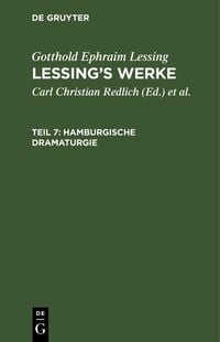 Produktbild: Hamburgische Dramaturgie