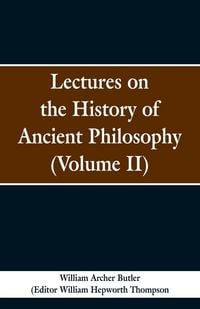 Produktbild: Lectures on the History of Ancient Philosophy (Volume II)
