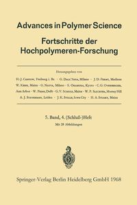 Produktbild: Advances in Polymer Science
