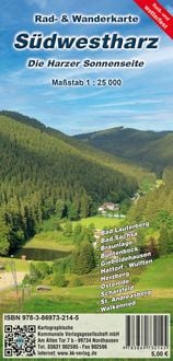 Produktbild: S&uuml;dwestharz - Die Harzer Sonnenseite 1 : 25 000