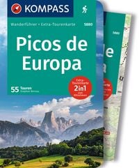 Produktbild: KOMPASS Wanderf&uuml;hrer Picos de Europa, 55 Touren mit Extra-Tourenkarte