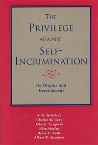 Produktbild: Privilege Against Self-Incrimi
