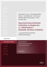 Produktbild: Bayerisch-&ouml;sterreichische Variet&auml;ten zu Beginn des 21. Jahrhunderts - Dynamik, Struktur, Funktion