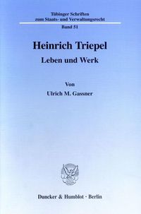 Produktbild: Heinrich Triepel.