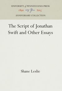 Produktbild: The Script of Jonathan Swift and Other Essays