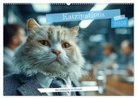 Produktbild: Katzipations - Berufskatzen im Einsatz (Wandkalender 2026 DIN A2 quer), CALVENDO Monatskalender