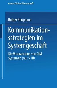 Produktbild: Kommunikationsstrategien im Systemgesch&auml;ft