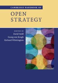 Produktbild: Cambridge Handbook of Open Strategy