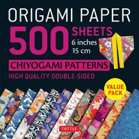 Produktbild: Publishing, T: Origami Paper 500 sheets Chiyogami Designs 6