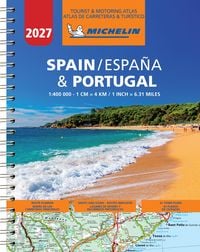 Produktbild: Spain & Portugal 2027 - Tourist and Motoring Atlas (A4-Spiral)
