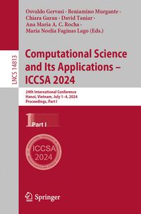 Produktbild: Computational Science and Its Applications &ndash; ICCSA 2024