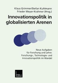 Produktbild: Innovationspolitik in globalisierten Arenen