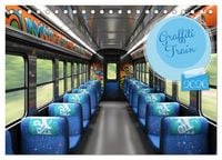 Produktbild: Graffiti Train (Tischkalender 2026 DIN A5 quer), CALVENDO Monatskalender