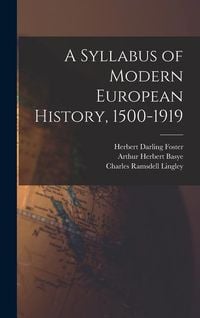 Produktbild: A Syllabus of Modern European History, 1500-1919