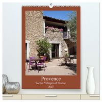 Produktbild: Provence &ndash; Scenic Villages of France (High Quality Premium Wall Calendar 2027 DIN A2 portrait),CALVENDO 12 Month Wall Calendar