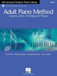 Produktbild: Hal Leonard Adult Piano Method - Book 1 Lessons, Solos, Technique and Theory with Online Audio Access and Playback+ Features