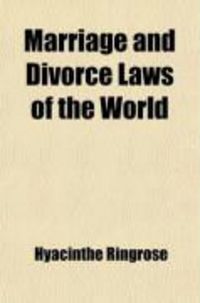 Produktbild: Marriage and Divorce Laws of the World