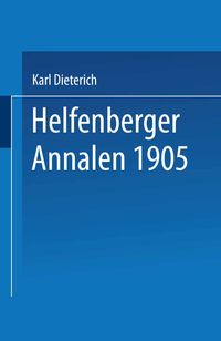 Produktbild: Helfenberger Annalen 1905