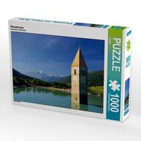 Produktbild: CALVENDO Puzzle Reschensee | 1000 Teile Lege-Gr&ouml;&szlig;e 64x48cm Foto-Puzzle f&uuml;r gl&uuml;ckliche Stunden