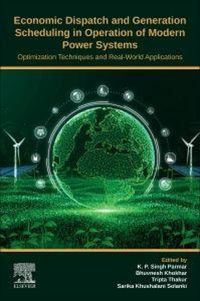 Produktbild: Economic Dispatch and Generation Scheduling in Operation of Modern Power Systems