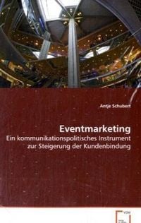 Produktbild: Schubert Antje: Eventmarketing