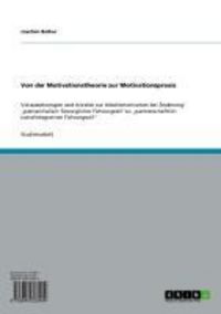 Produktbild: Von der Motivationstheorie zur Motivationspraxis