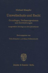 Produktbild: Umweltschutz und Recht.