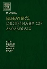 Produktbild: Elsevier's Dictionary of Mammals