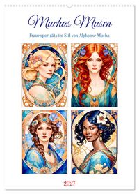 Produktbild: Muchas Musen (Wandkalender 2027 DIN A2 hoch), CALVENDO Monatskalender