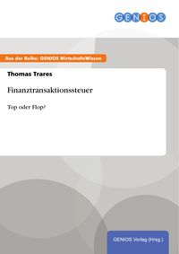 Produktbild: Finanztransaktionssteuer