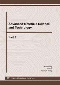 Produktbild: Advanced Materials Science and Technology, ICMST 2010