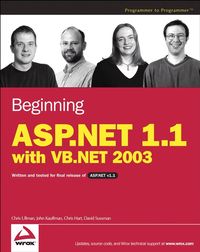 Produktbild: Beginning ASP.NET 1.1 with VB.NET 2003
