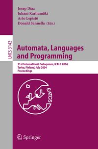 Produktbild: Automata, Languages and Programming