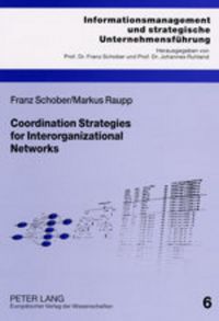 Produktbild: Coordination Strategies for Interorganizational Networks
