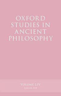 Produktbild: Oxford Studies in Ancient Philosophy, Volume 54