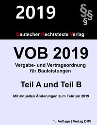 Bild vom Artikel VOB 2019 Vergabe- und Vertragsordnung für Bauleistungen vom Autor 