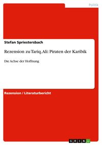 Produktbild: Rezension zu Tariq, Ali: Piraten der Karibik