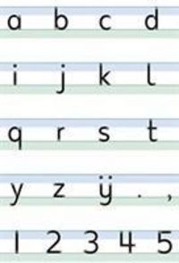 Produktbild: Schrijven leer je zo! Letter- en cijferkaart 3 - set van 5 ex