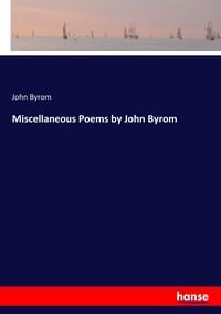 Produktbild: Miscellaneous Poems by John Byrom