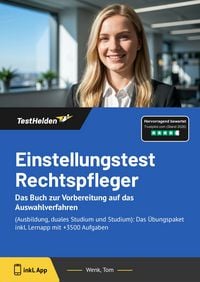 Produktbild: Einstellungstest Rechtspfleger: Das Buch zur Vorbereitung auf das Auswahlverfahren
