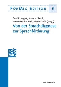 Produktbild: Von der Sprachdiagnose zur Sprachf&ouml;rderung
