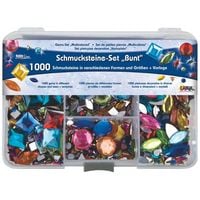 Produktbild: KREUL Schmucksteine Set Bunt, 1000 St&uuml;ck